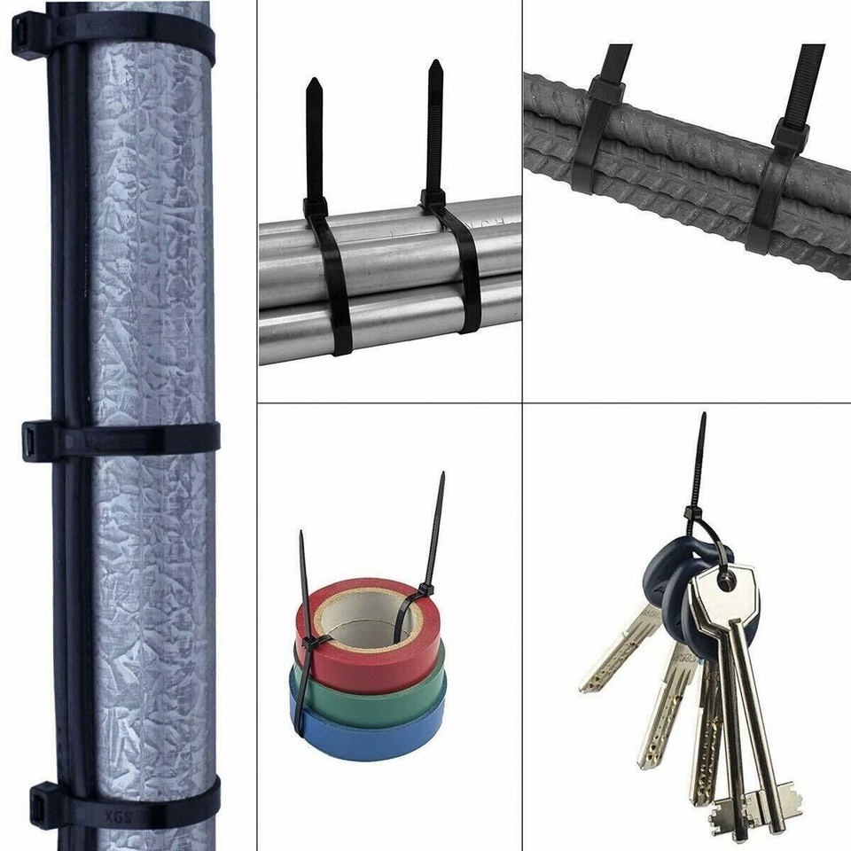 250mm Nylon Cable Ties Long and Wide Extra Large Zip Ties wrap Baggage