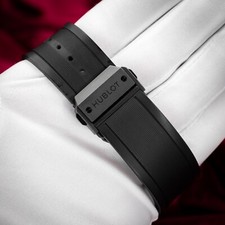 Hublot Spirit of Big Bang All Black Ceramic Chronograph 45mm Skeleton Dial B&P 20