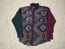 Panhandle Slim Aztec Vintage 90s Native Rare Retro 16 Shirt Western