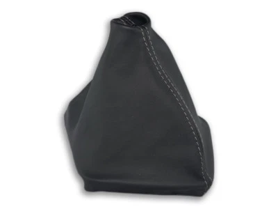 POUR RENAULT KANGOO 2 II 08-18 SOUFFLET LEVIER DE VITESSE EN CUIR COUTURES GRIS