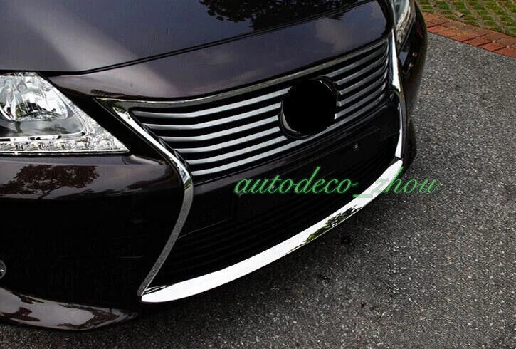 Front Bumper Lip Molding Protector Trim Stainless For 13-2015 LEXUS ES350 ES300h - Image 4 of 4