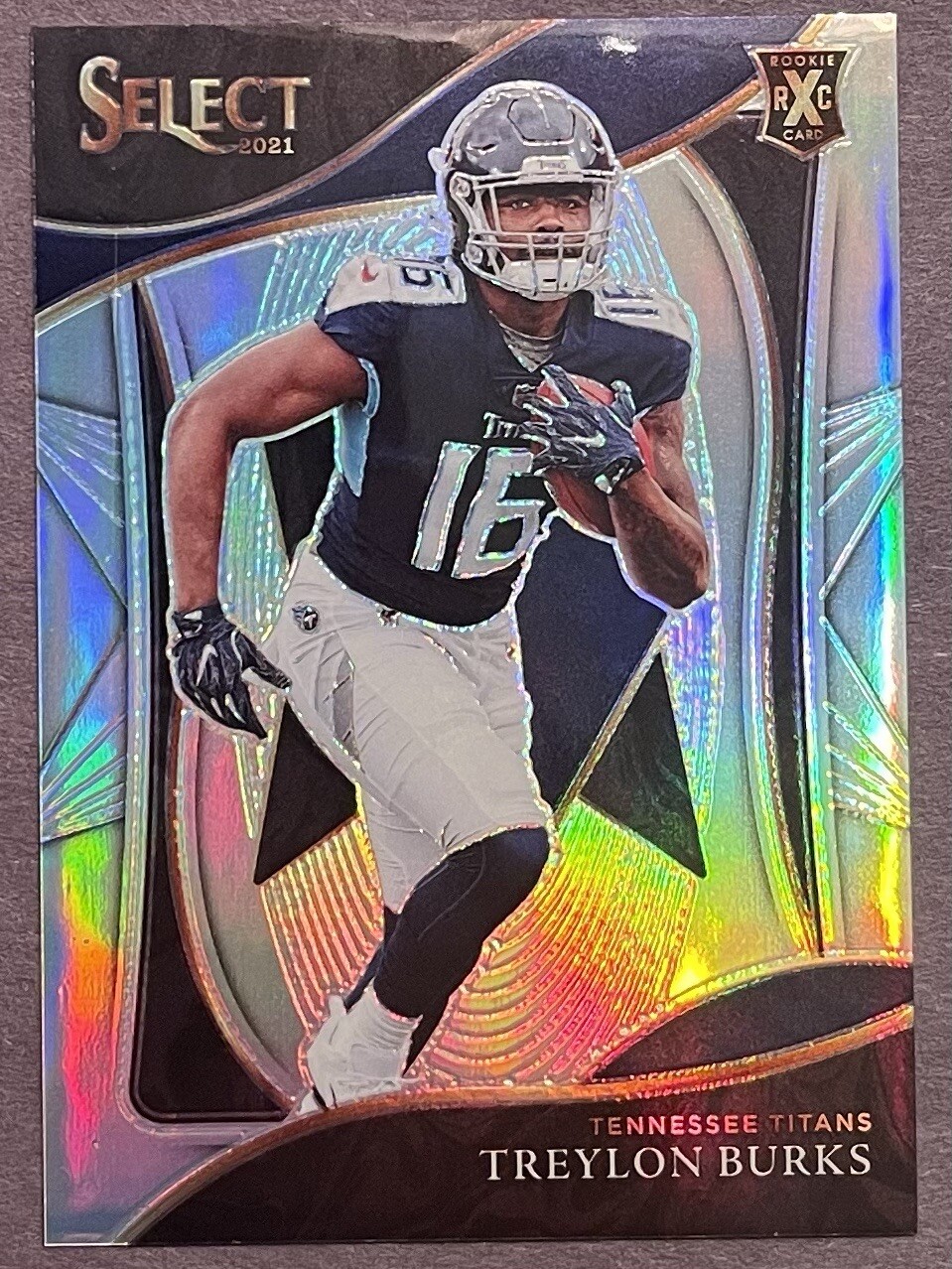 2021 Select Football Treylon Burks XRC Silver Prizm SSP  #416 - TITANS ROOKIE
