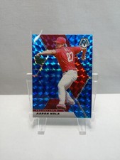 2021 Panini Mosaic Prizm Blue Reactive Aaron Nola #40 Phillies