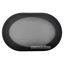 2pcs 4"x6" 4x6 inch Speaker Cover Subwoofer Decorative Circle Metal Mesh Grille