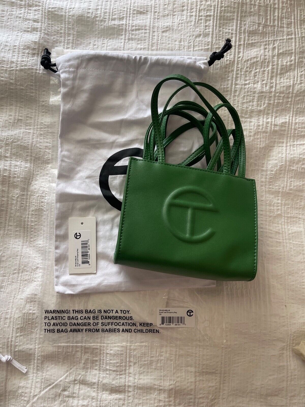 TELFAR- Small Shopping Bag Leaf Green - image 5