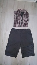 Kinder Shorts grau 140/146