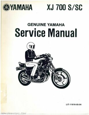 1986 Yamaha Xj700s Xj700sc Maxim Motorcycle Service Manual Ebay