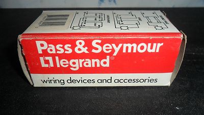 Pass & Seymour 664-IG 4way toggle switch 15 amp 120/277 VAC w/ ground 