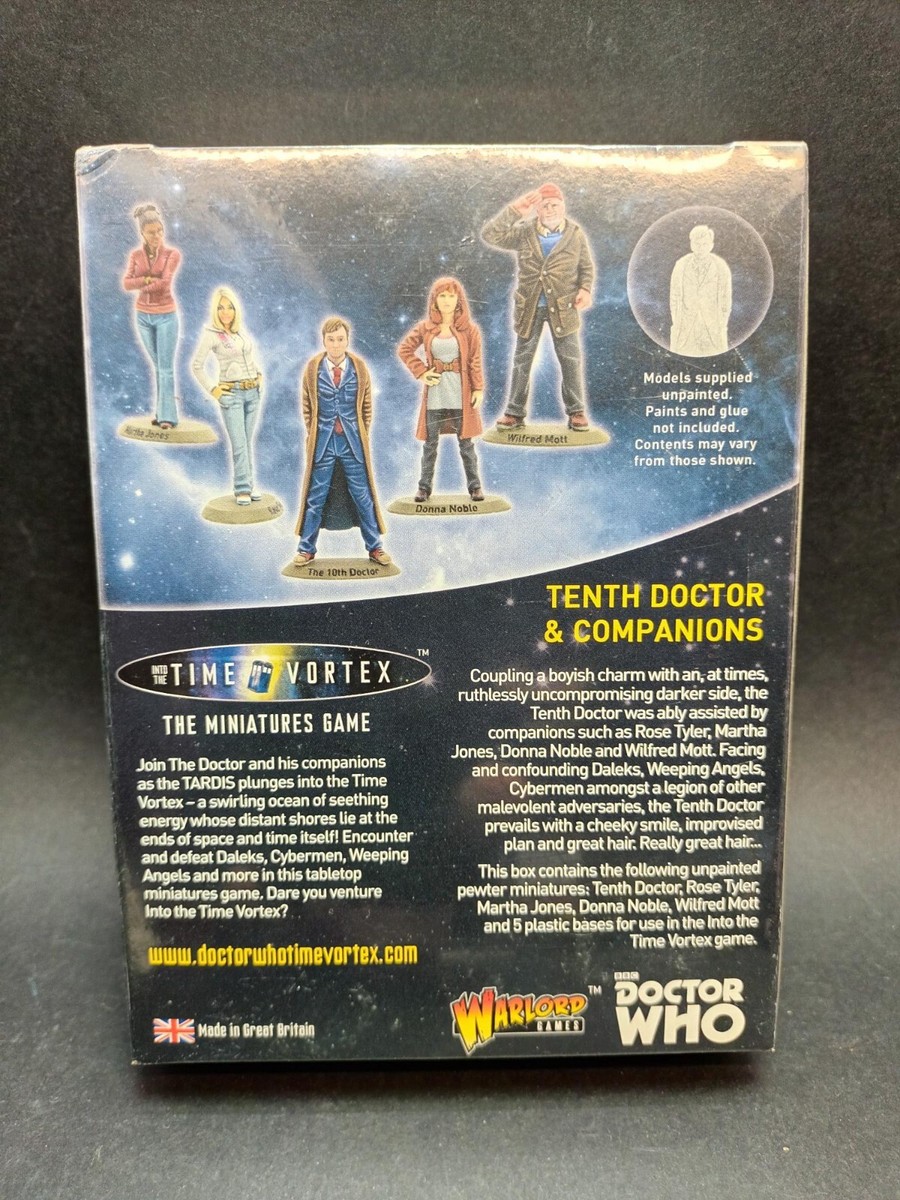 Figurine Doctor Who – Dixième Docteur & Companions Par Time Vortex Warlord