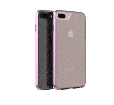 Onn Fashion Phone Case for IPhone Plus/7 Plus/8 Plus Metallic Purple  Glitter