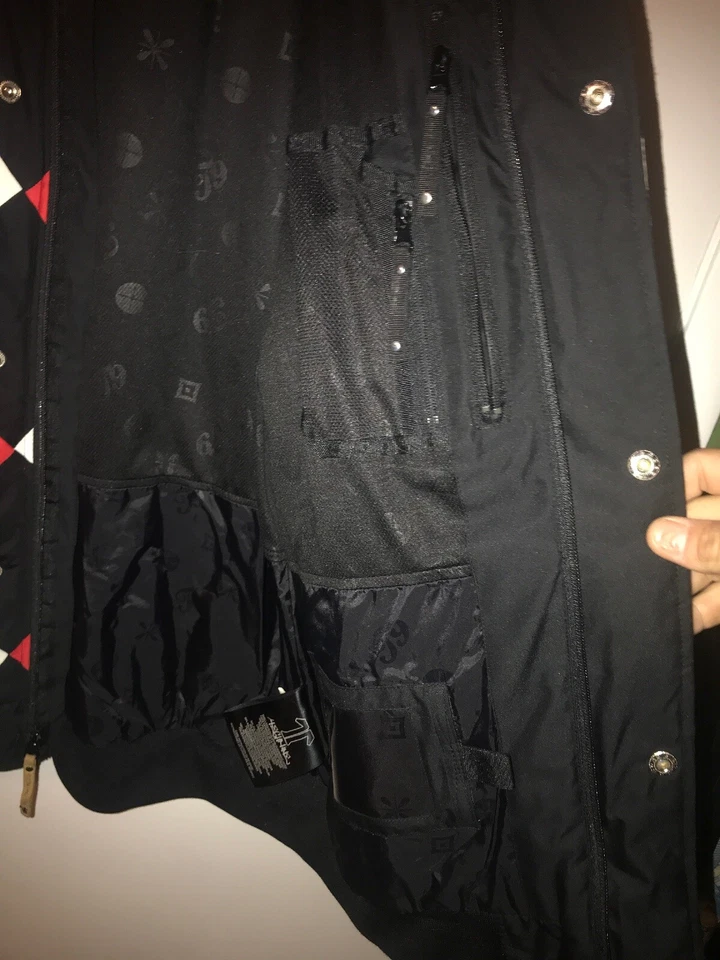 Vintage Baggy Technine Diamond Insulated Snowboard Jacket Mens Red Large Rare - Image 4 of 4