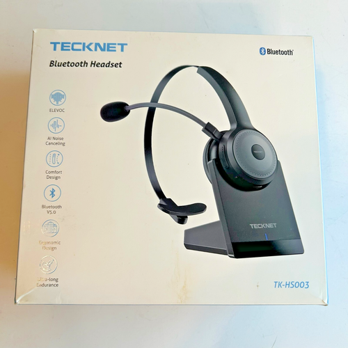TeckNet Bluetooth 5.0 Headset TK-HS003 USB Charging Wire - Photo 10 sur 10