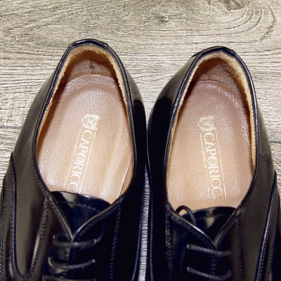 *NEW* $779 Caporicci Abrasivato 10 M Italian Patent Calfskin Tuxedo * new Trees Caporicci | Shoes | New 779 Caporicci Abrasivato 9 M Italian  main image 2
