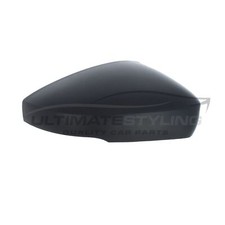 VW Polo MK5 2009-2018 Door Wing Mirror Cover Cap Case Black Drivers Right Hand