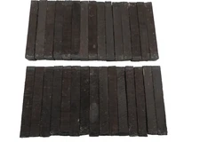 60Pcs Gaboon Ebony Pen Turning Blanks 3/4x3/4x4 Carving Wood-Free US Shipping