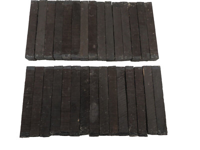 60 Pcs, Gaboon Ebony Pen Turning Blanks 3/4x3/4x4 Carving Wood- Free US Shipping