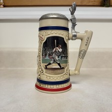 BABE RUTH Beer Stein Tankard Bradford Museum Legends Of Baseball Yankees COA ⚾