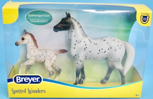 Breyer Freedom Series Spotted Wonders #5526 Knabstrupper & Foal - Imagen 1 de 6