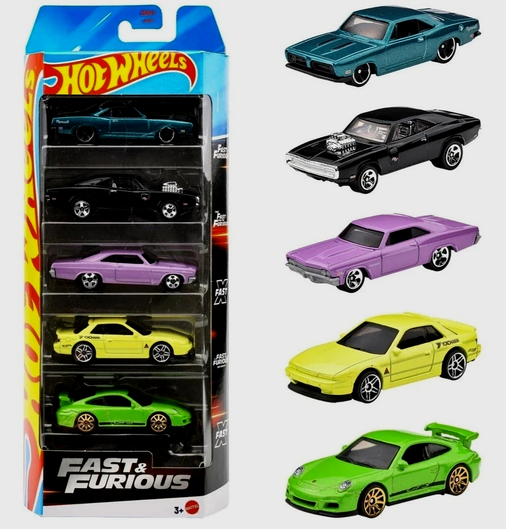 Hot Wheels 2025 Fast & Furious 5 Pack Cars Set 1/64 | eBay