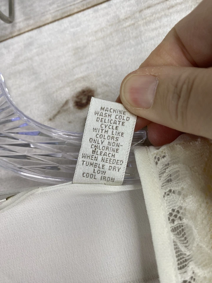 Camisón y bata de boda vintage Valerie Stevens Peignoir para mujer M encaje Foto 3 de 4