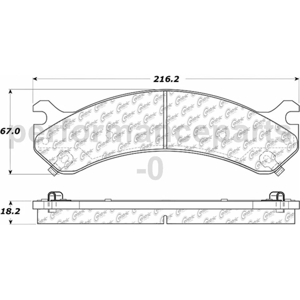 Juego de pastillas de freno de disco delanteras rotor de freno de disco para Chevrolet Silverado 3500 2001-2007 Foto 3 de 4