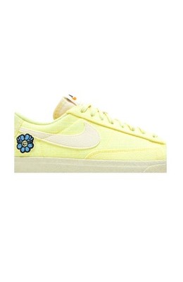 Nike Womens Size 8- Blazer Low Platform Next Nature 'Flower Power' Citron Tint 