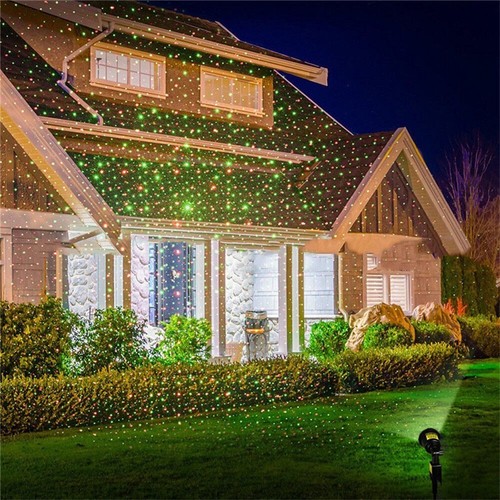 LED Laser Licht Projektor Innen Außen Lichteffekt Garten Party Dekoration USB - Bild 3 von 12