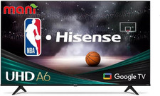 Hisense 50" 4K UHD Smart Google TV Dolby Vision HDR - 50A6H4