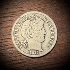 1911 P Barber Dime F/VF - Great Condition!! Old US 90% Silver