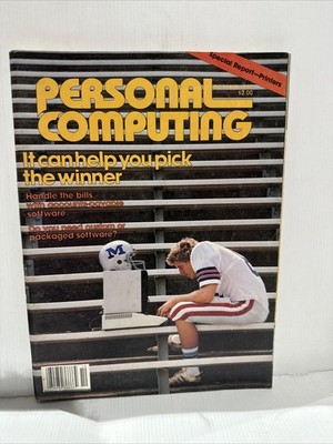 Personal Computing Magazine October 1981 Printers issue