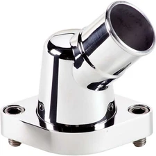 Billet Specialties Polished Thermostat Hsng 45 Deg. Swivel