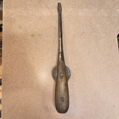ANTIQUE H.D. SMITH PERFECT SIX-SIXTY WINGED WOOD HANDLE SCREWDRIVER 10 