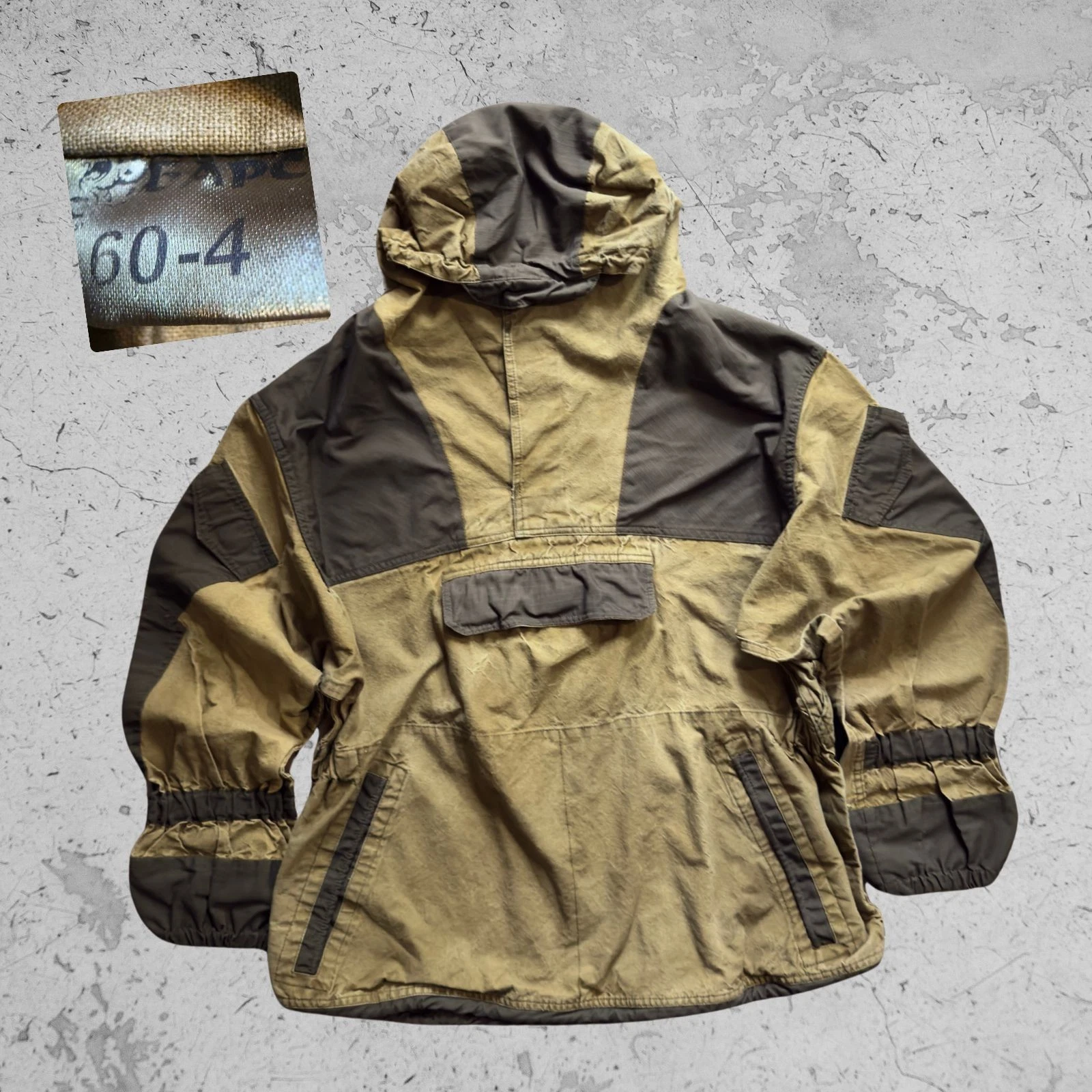 Russian GORKA BARS GAPC Military Mountain Field Jacket Hooded Olive Tan 60-4 image 1