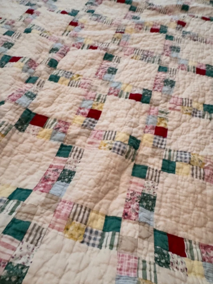 Edredón Ralph Lauren Patchwork Doble Cadena Irlandesa Completo/Reina Multicolor Algodón Foto 2 de 4