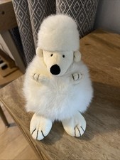 Jellycat Puffball Polar Bear Vintage Early 2000’s Retired (a12)