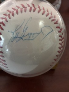  Ken Griffey Jr  Signed Baseball in Display Case - Not Authenticated Autograph