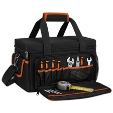 Tool Bag 30L Heavy Duty, Wide-Open Mouth Electrician Tool Bag,Waterproof