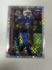 2025 Topps Chrome Football X-fractor Joshua Palmer #31 Buffalo Bills