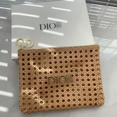 2026 New Bamboo-woven Makeup Bag