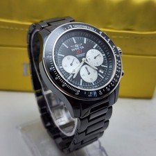 INVICTA S1 RALLY 23835 CHRONOGRAPH Date WR 100M BLACK TACHYMETER MEN'S WATCH