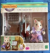 Sylvanian Families Katze Cat Cello Concert Set Neu & OVP