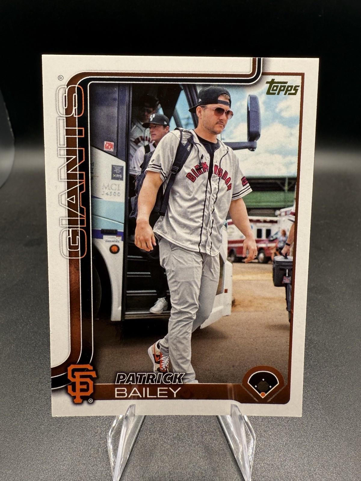 2025 Topps Series 1 - Patrick Bailey #70 Golden Mirror Image Variation