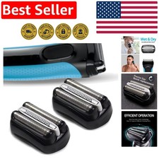 Easy Clean 2 Pack 32B Replacement Head for Series 3 S3 Shavers - 3 Blade Design
