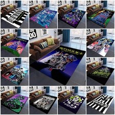 Beetlejuice 3D Living Room Bedroom Carpets Anti-Slip Floor Rugs Mat Doormat