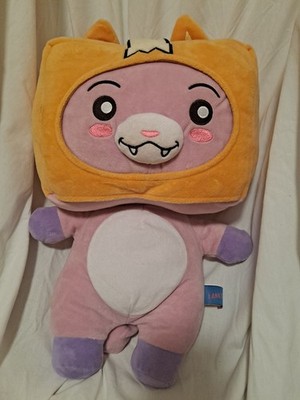 LankyBox World Foxy Jumbo 15'' Pink & Purple Plush Stuffed 2024 Bonkers Toy Co.
