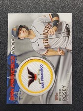 2022 Topps Series 1 - City Flag Patch Commemorative Relics Buster Posey #CFP-BP