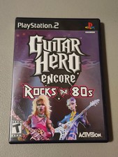 Guitar Hero Encore: Rocks the 80s (Sony PlayStation 2, 2007) CIB