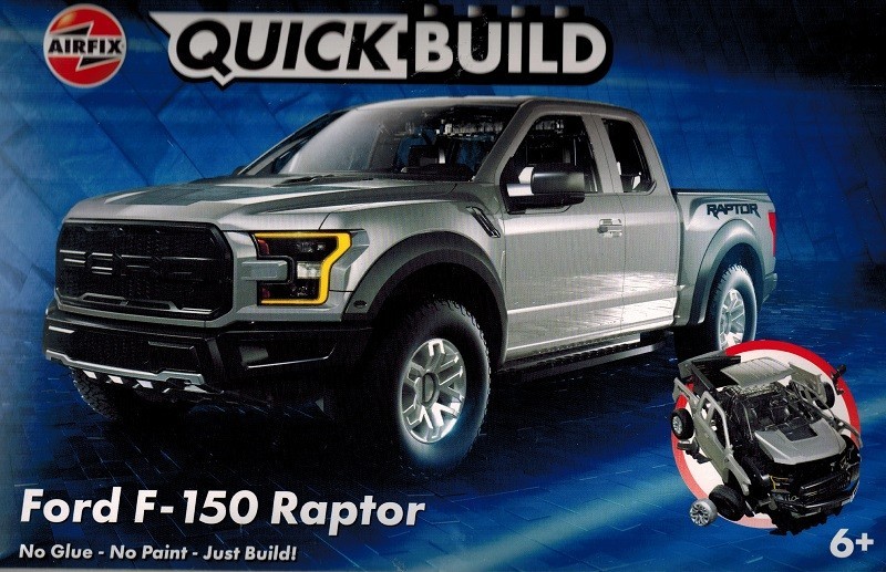 Airfix QuickBuild - Ford F 150 Raptor - No glue! No paint! Just BUILD! grau