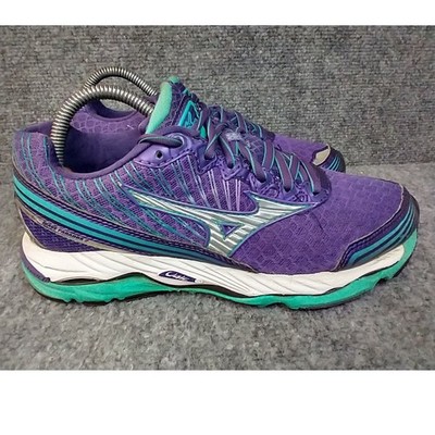 Mizuno Wave Paradox 2 Womens Running Shoes Purple Teal J1GD154004 Size 8.5