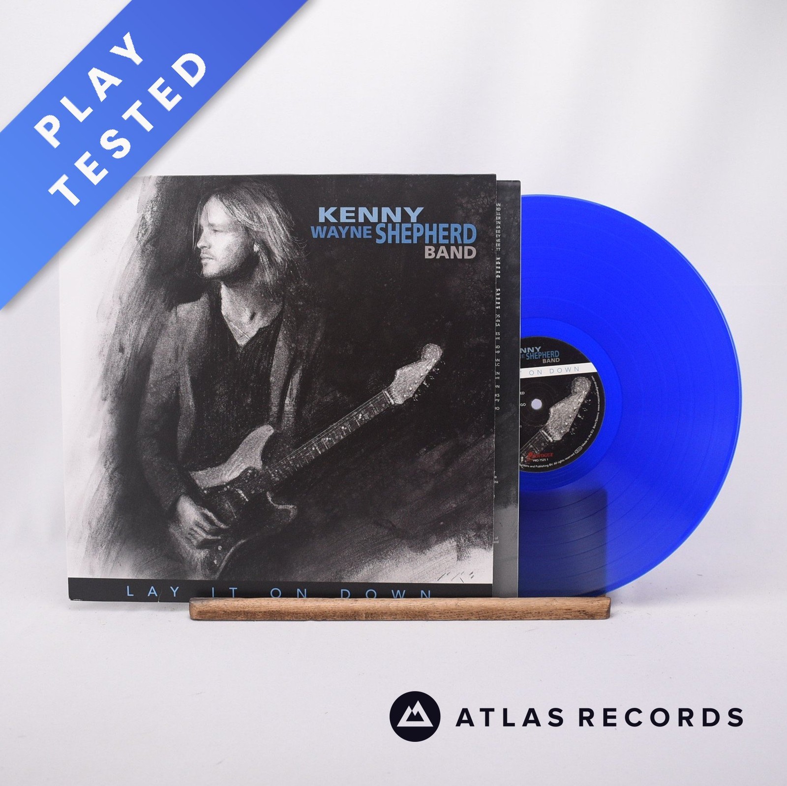 Kenny Wayne Shepherd Band Lay It On Down 180G Blue LP Album Vinyl Record - EX/EX